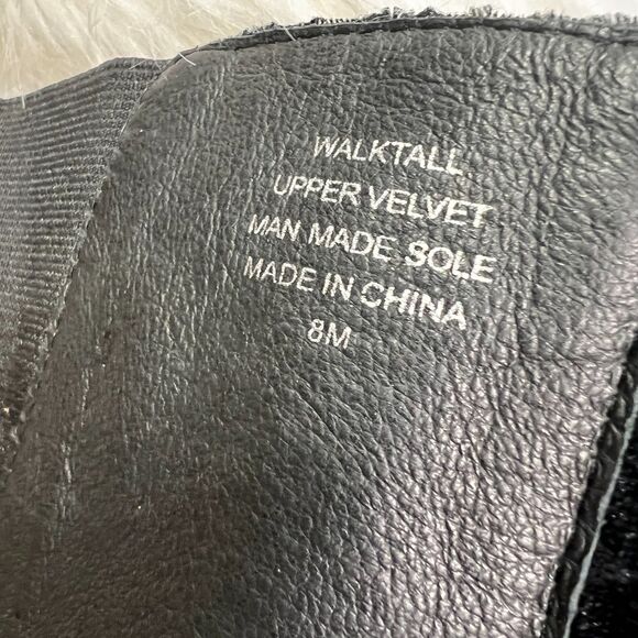 Jeffrey Campbell | Walk Tall | Knee High | Black Velvet | Size 8M - Picture 9 of 14